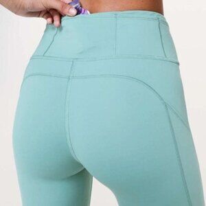 Lululemon Fast Free High Rise Short 6" Misty Glade Size 8
